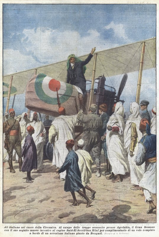 Italian Wings in the Heart of Cyrenaica by Achille Beltrame