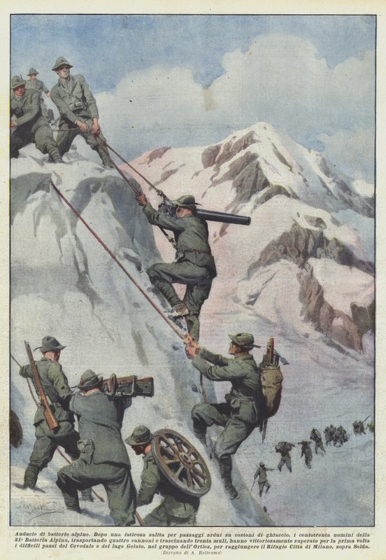 Daring Alpine Batteries by Achille Beltrame