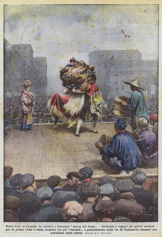 From China to Canada by Achille Beltrame