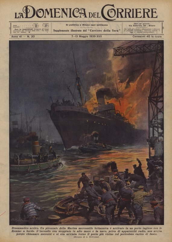 Dramatic Arrival by Achille Beltrame