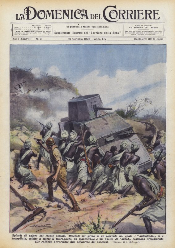 Episodes of Valor on the Somali Front by Achille Beltrame