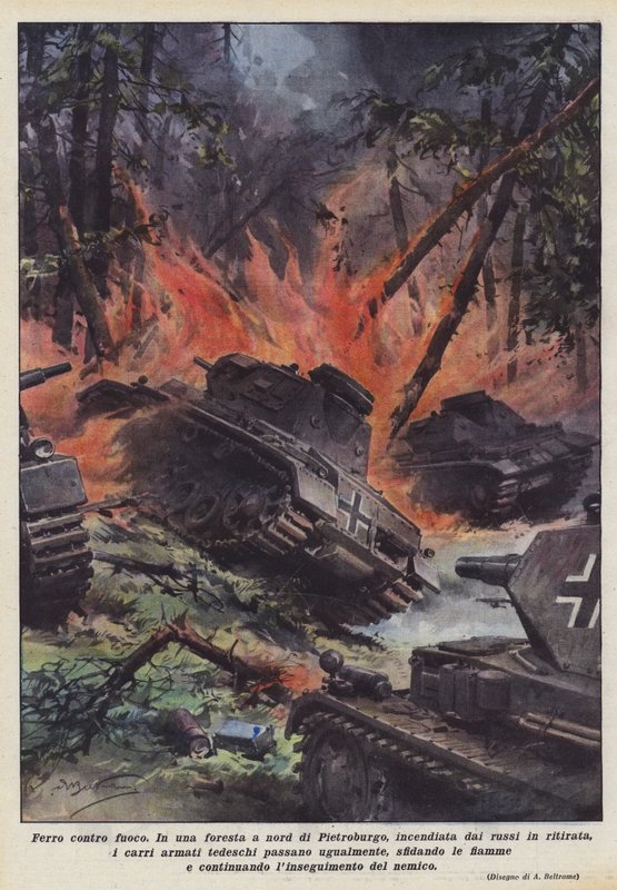 Iron Against Fire by Achille Beltrame