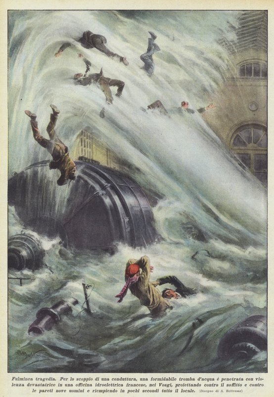 Sudden Tragedy by Achille Beltrame