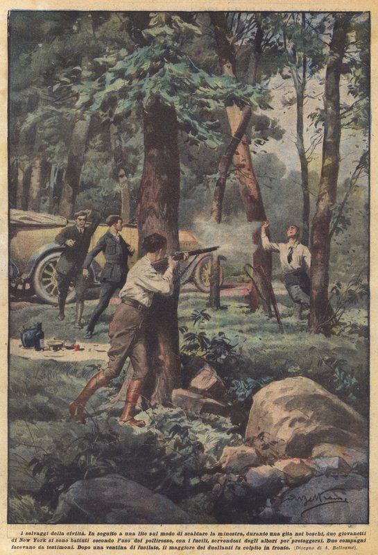 The Savages of Civilization by Achille Beltrame