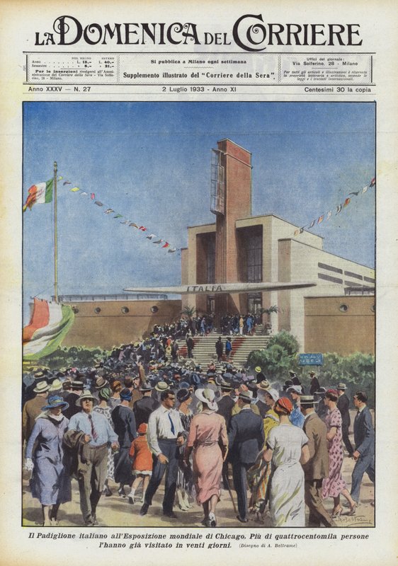 The Italian Pavilion at the Chicago World