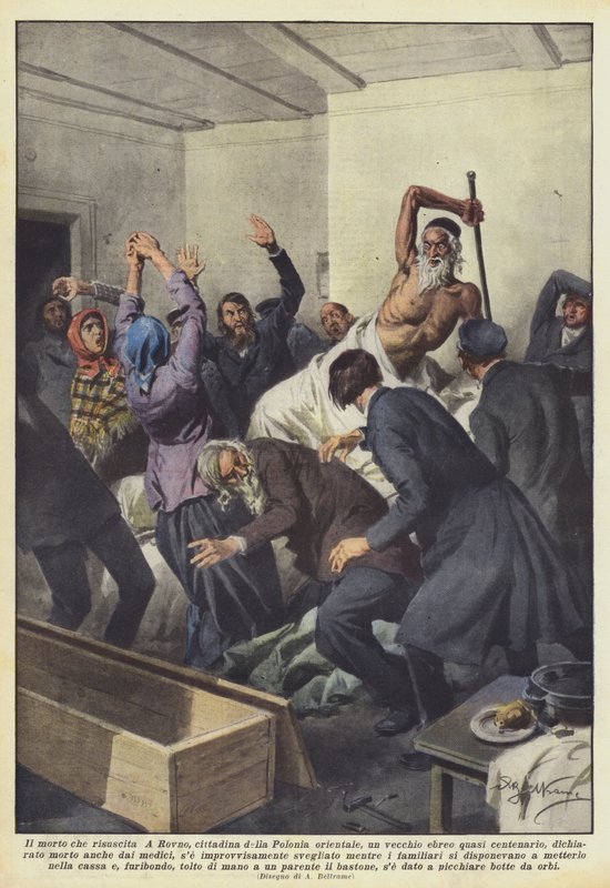 The resurrected dead by Achille Beltrame