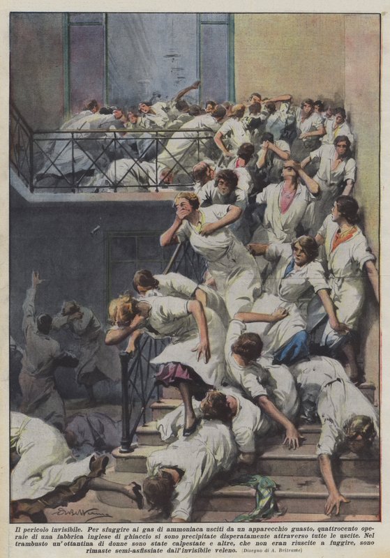 The Invisible Danger by Achille Beltrame