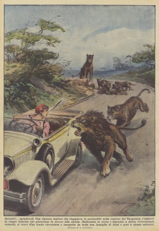 Unpleasant encounters by Achille Beltrame
