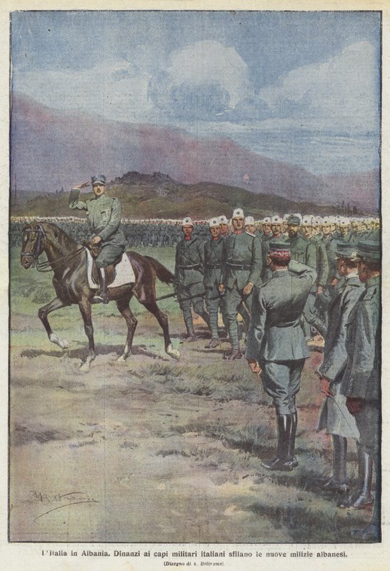 Italy in Albania by Achille Beltrame