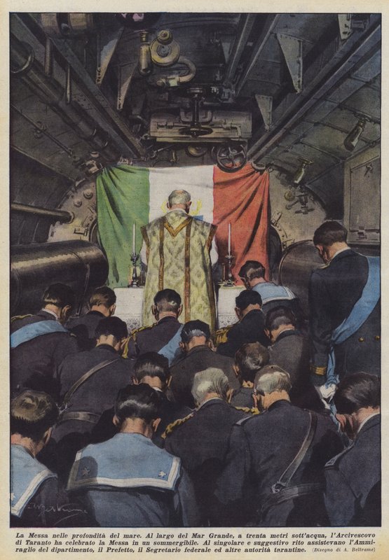 Mass in the Depths of the Sea by Achille Beltrame
