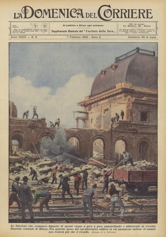 The Disappearing Station by Achille Beltrame