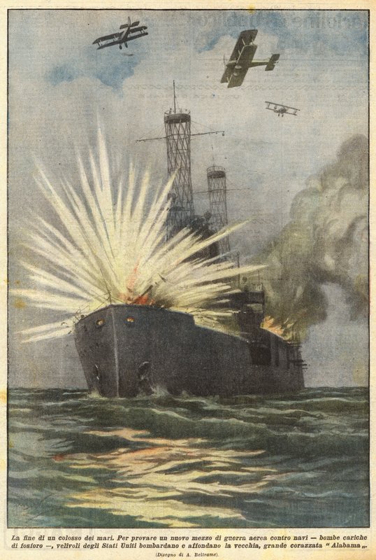 The End of a Giant of the Seas by Achille Beltrame