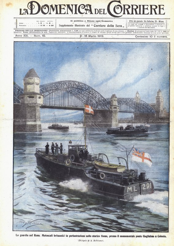 The Guard on the Rhine by Achille Beltrame