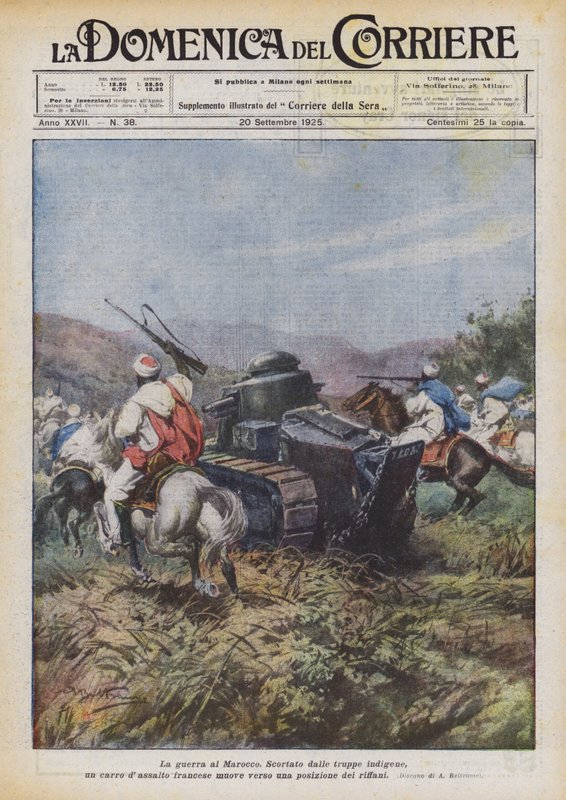 The War in Morocco by Achille Beltrame