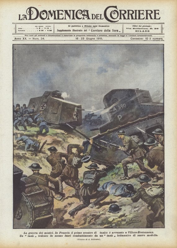 The War of Monsters by Achille Beltrame