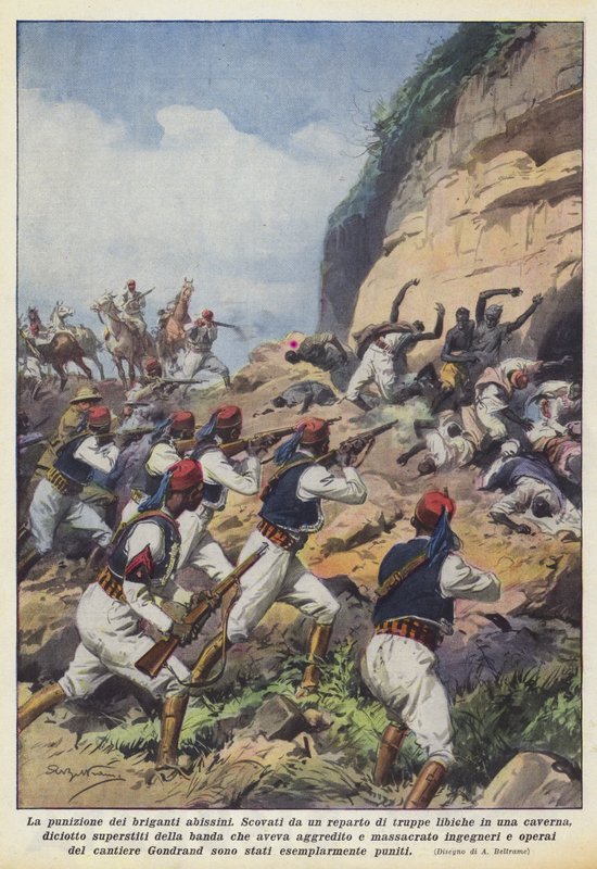 The Punishment of Abyssinian Bandits by Achille Beltrame