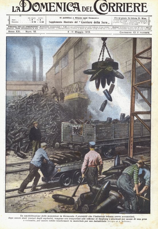 The Demobilization of Ammunition in Germany by Achille Beltrame
