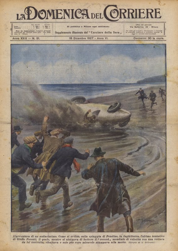 The Adventure of a Very Bold Man by Achille Beltrame