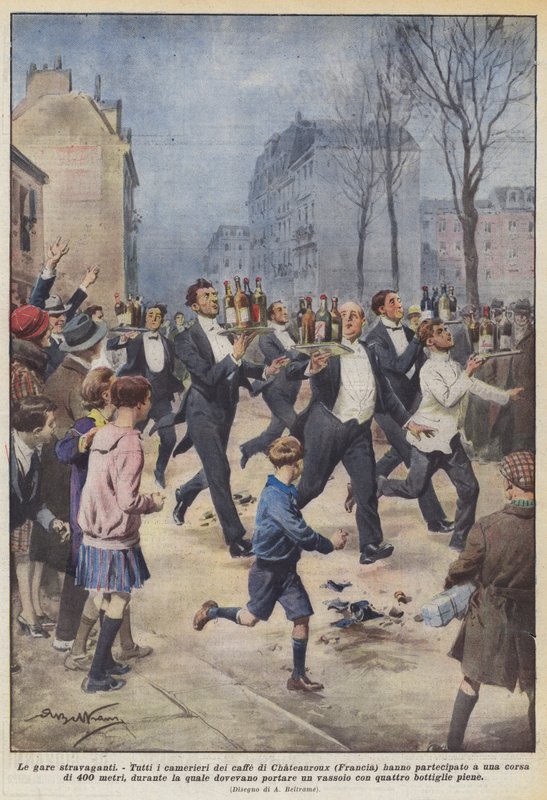 The Extravagant Races by Achille Beltrame