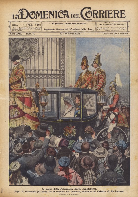 The Wedding of Princess Mary of England by Achille Beltrame