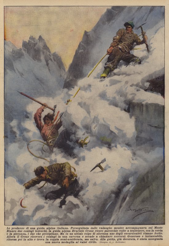 The Feats of an Italian Alpine Guide by Achille Beltrame