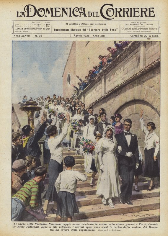 The Festivals of Nuptiality by Achille Beltrame