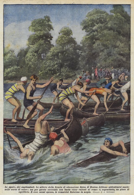 The Sport of Tumbles by Achille Beltrame