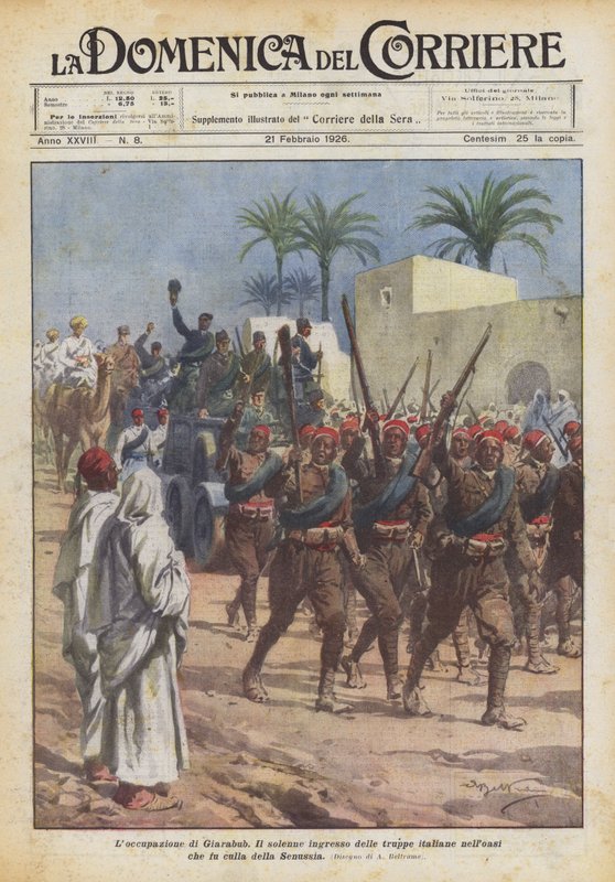 The Occupation of Giarabub by Achille Beltrame