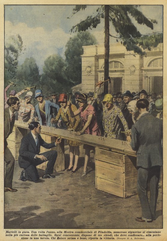 Hammers in competition by Achille Beltrame