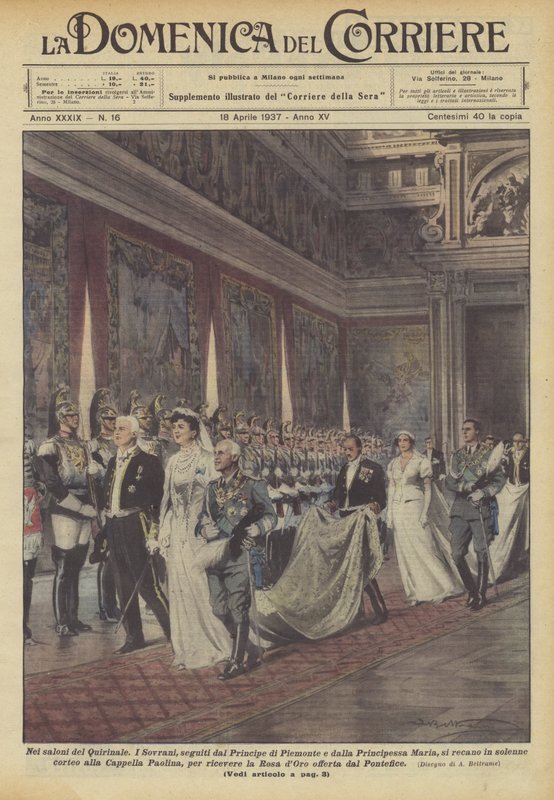In the Halls of the Quirinale by Achille Beltrame