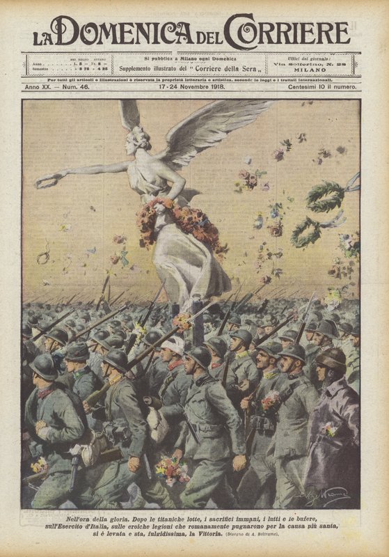 In the Hour of Glory by Achille Beltrame