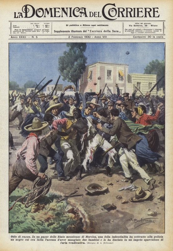 Racial hatred by Achille Beltrame