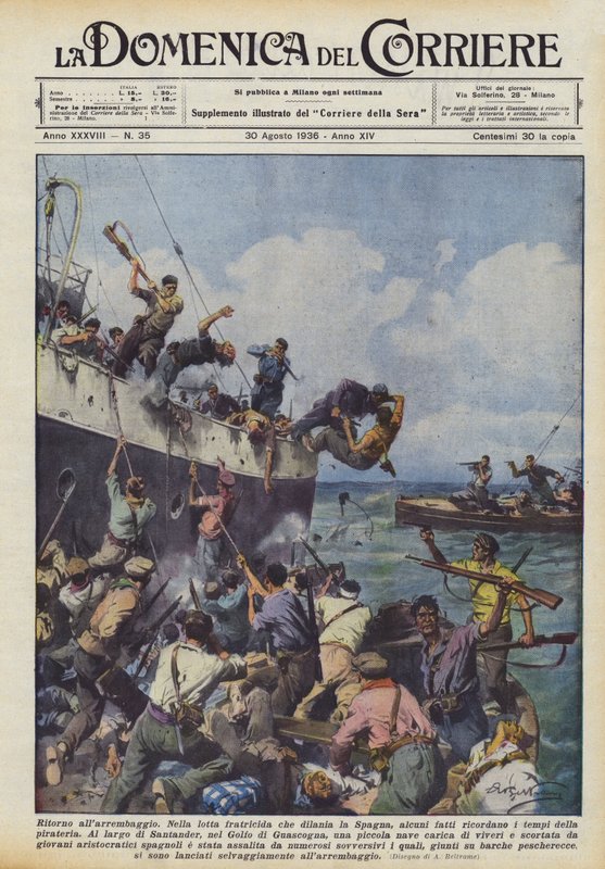 Return to the attack by Achille Beltrame