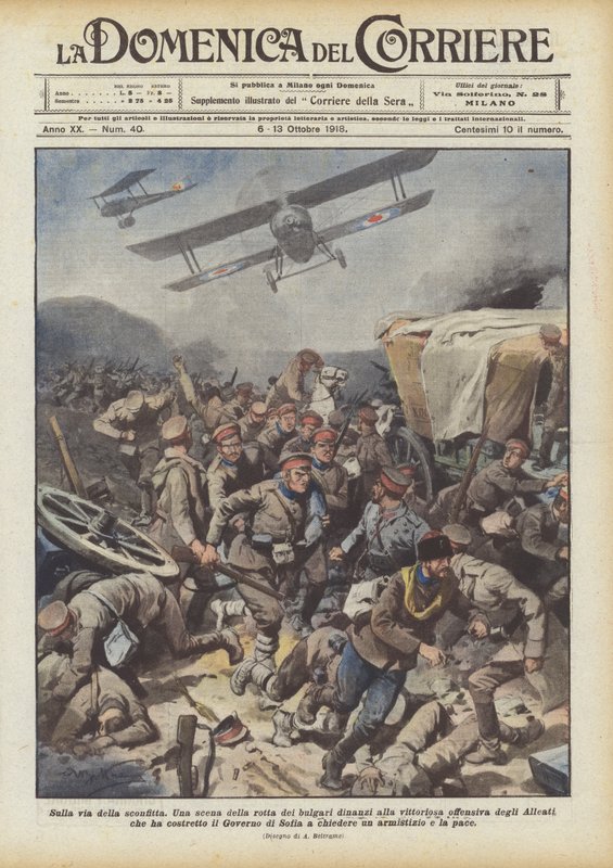 On the Road to Defeat by Achille Beltrame