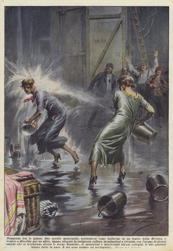 Storm Behind the Scenes by Achille Beltrame