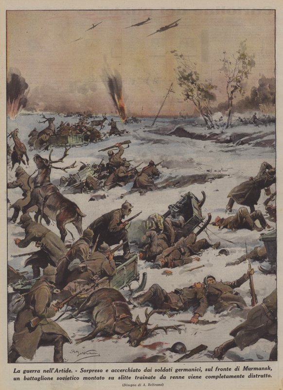 The War in the Arctic by Achille Beltrame