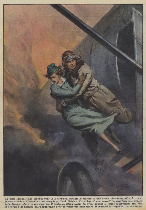A Fake Fire That Becomes Real by Achille Beltrame