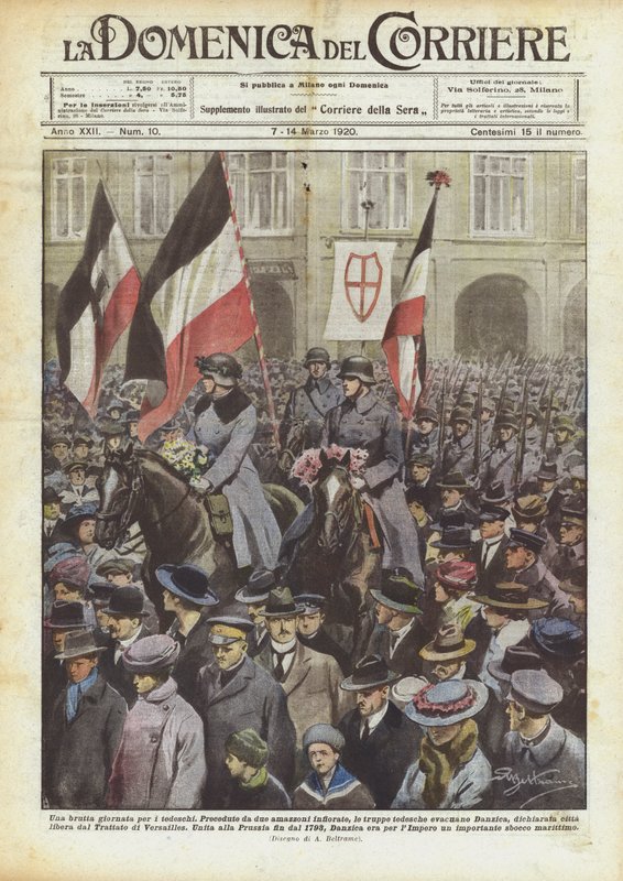 A Bad Day for the Germans by Achille Beltrame
