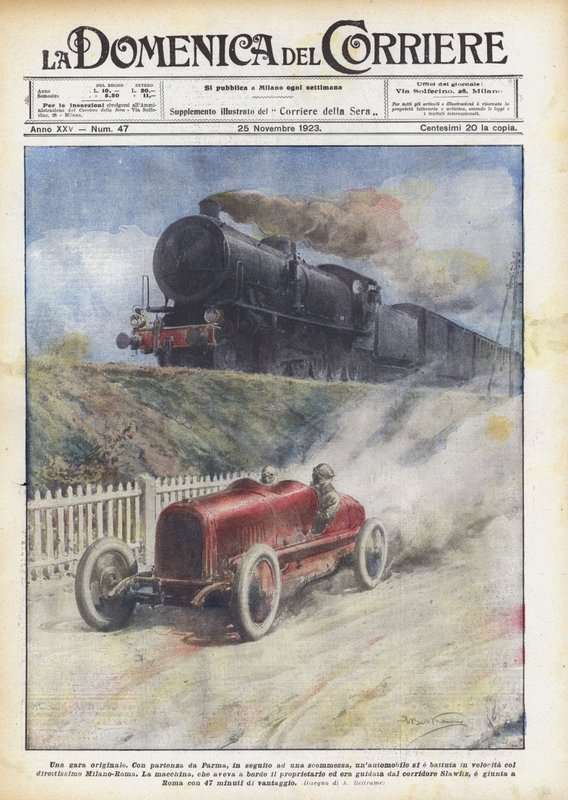 An Original Race by Achille Beltrame