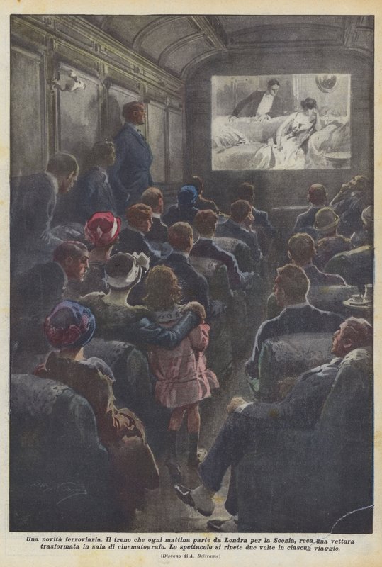 A railway novelty by Achille Beltrame