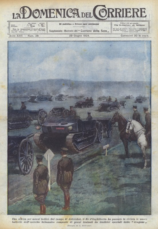 A novelty in war means by Achille Beltrame