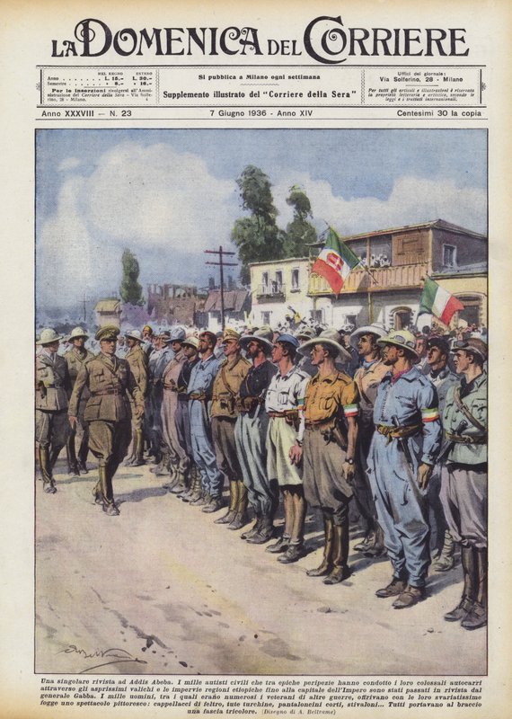A Singular Review in Addis Ababa by Achille Beltrame