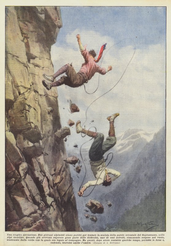 A tragic ascent by Achille Beltrame