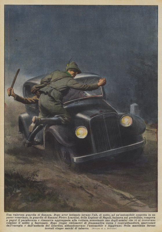 A Brave Finance Guard by Achille Beltrame