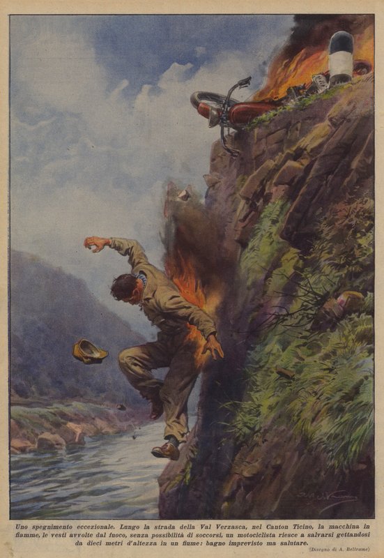An Exceptional Extinguishing by Achille Beltrame