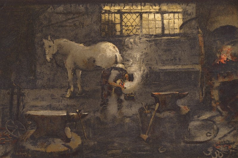 Our Village Blacksmith by Ada Holland