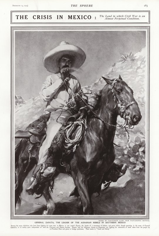 General Zapata, the Leader of the Agrarian Rebels in Southern Mexico by Addison Thomas Millar