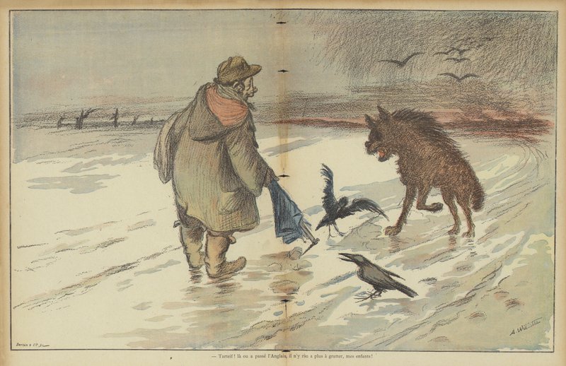 Illustration for Le Rire by Adolphe Leon Willette