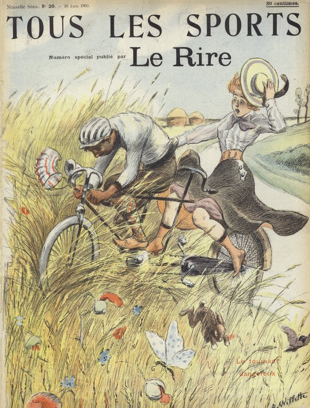 Illustration for Le Rire by Adolphe Leon Willette