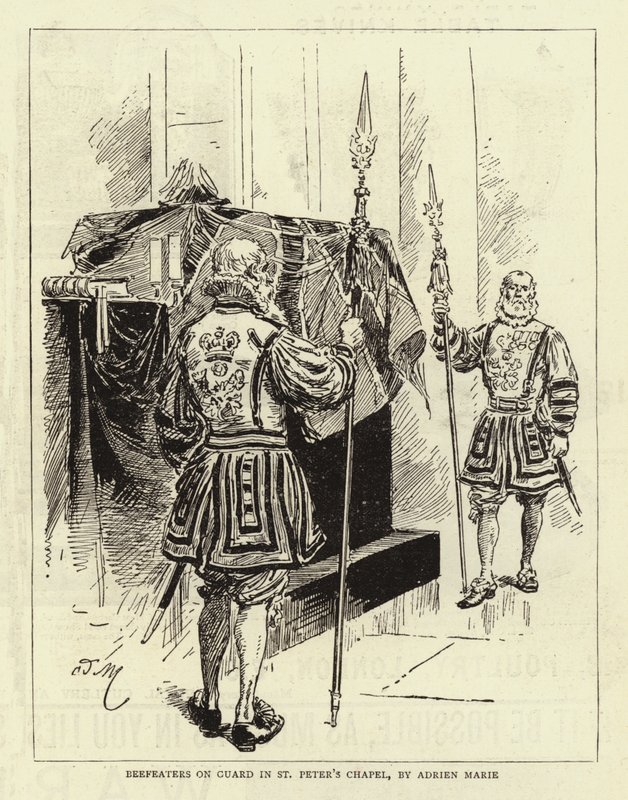 Beefeaters on Guard in St Peter
